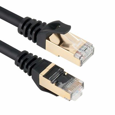Ανθεκτική γάτα 7 υψηλή ταχύτητα Gigabit 10Gbps 600MHZ καλωδίων μπαλωμάτων Ethernet