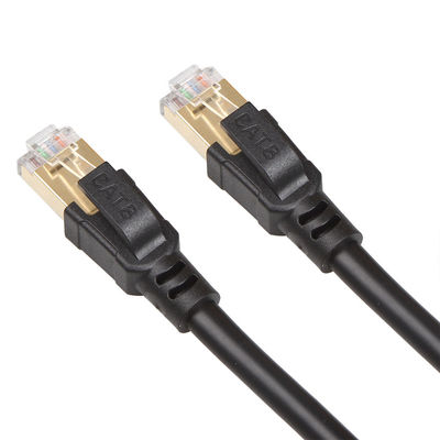 Καλώδιο S/FTP 40Gbps 2000MHZ μπαλωμάτων cOem Gigabit Ethernet Cat8 πρακτικό