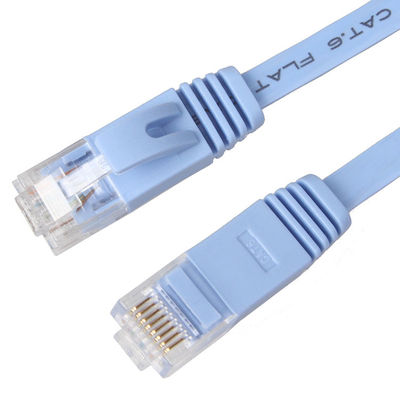 Επίπεδη στερεά υψηλή ταχύτητα σκοινιού 1Gbps μπαλωμάτων Cat8 Cat7 Cat6 για τον υπολογιστή
