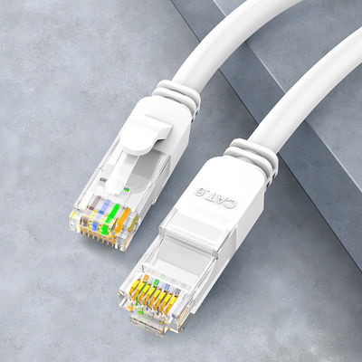 OEM 24AWG Cat6 Lan Cable Patch Cord BC7 0.2 UTP PVC Jacket With RJ45 Connector