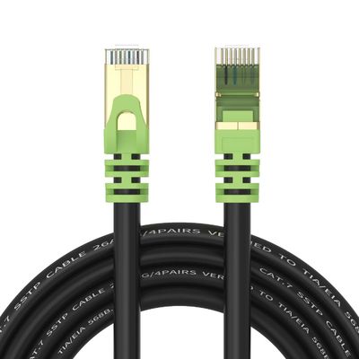 Υπαίθρια γάτα 7 ταχύτητα 10Gbps ROHS 26AWG μετάδοσης καλωδίων RJ45 Ethernet