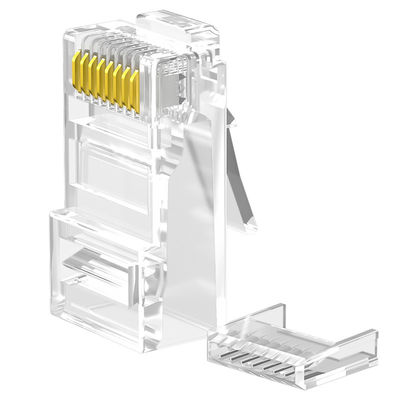 Ανθεκτικός συνδετήρας PC RJ45 Cat6, προστατευμένος 8P8C συνδετήρας CAT6 UTP