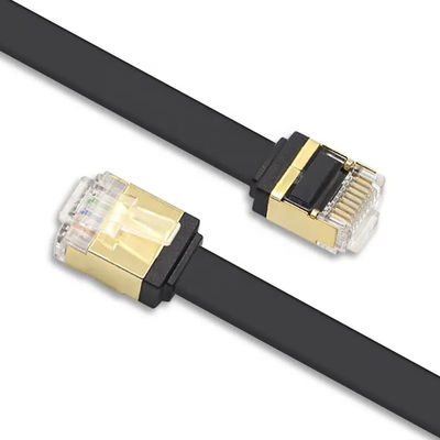 Εξαιρετικά λεπτό RJ45 Cat7 μπαλωμάτων σακάκι δικτύων Cat5e CAT6 LSZH σκοινιού επίπεδο