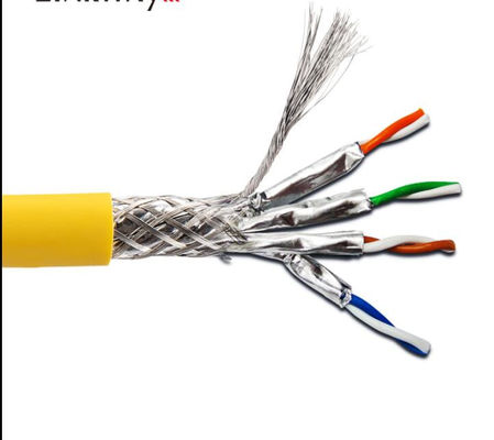 HDPE καλωδίων του τοπικού LAN Ethernet Cat7 σακακιών PVC γυμνός χαλκός μόνωσης