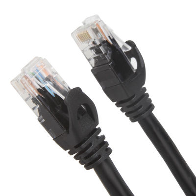 Σταθερή γάτα 6 24AWG σκοινί μπαλωμάτων UTP, γάτα 6 μπαλωμάτων συνδετήρων RJ45 καλώδιο