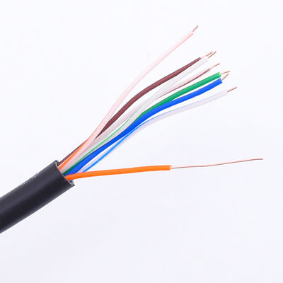 Copper 24AWG Patch Cord Cat 5e , BC7/0.2 PVC Jacket UTP Cat5e Patch Cable