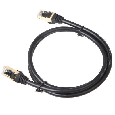 Ανθεκτική γάτα 7 υψηλή ταχύτητα Gigabit 10Gbps 600MHZ καλωδίων μπαλωμάτων Ethernet