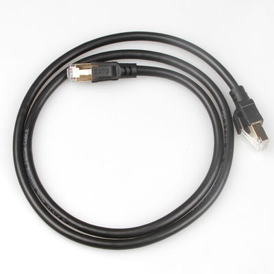 Καλώδιο S/FTP 40Gbps 2000MHZ μπαλωμάτων cOem Gigabit Ethernet Cat8 πρακτικό