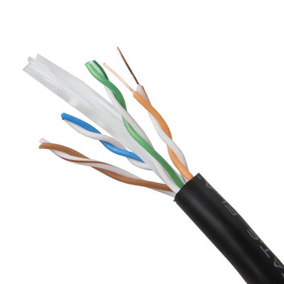 καλώδιο γατών 6a UTP 10Gps 24AWG, γάτα 6a Amp σκοινιού μπαλωμάτων σακακιών PVC BC7/0.2