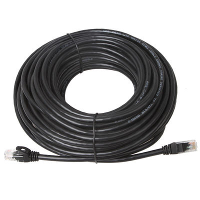καλώδιο γατών 6a UTP 10Gps 24AWG, γάτα 6a Amp σκοινιού μπαλωμάτων σακακιών PVC BC7/0.2