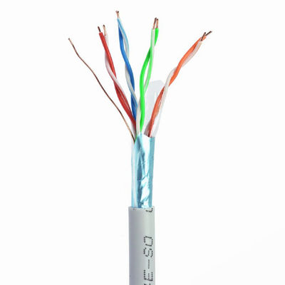 UL καλώδιο 24AWG του τοπικού LAN FTP Ethernet Cat5e επειδή σακάκι PVC 0.5mm 4 ζευγάρια 305m