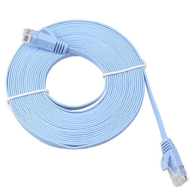 Ανθεκτική λεπτή επίπεδη υψηλή ταχύτητα Gigabit Corde μπαλωμάτων Cat6a πρακτικό