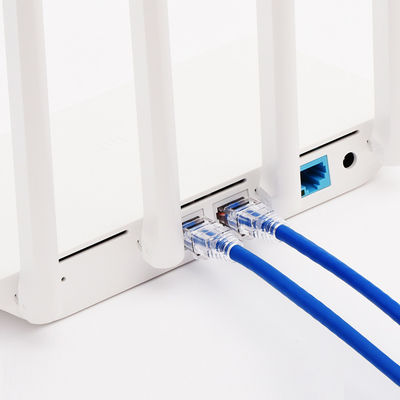 καλώδιο Ethernet Cat6, μπλε καλώδιο 100W PoE+ RJ45 Cat6 Gigabit Ethernet