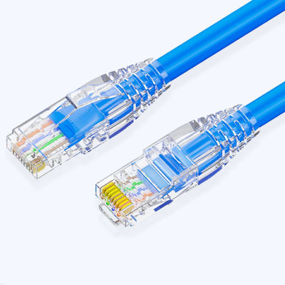 καλώδιο Ethernet Cat6, μπλε καλώδιο 100W PoE+ RJ45 Cat6 Gigabit Ethernet