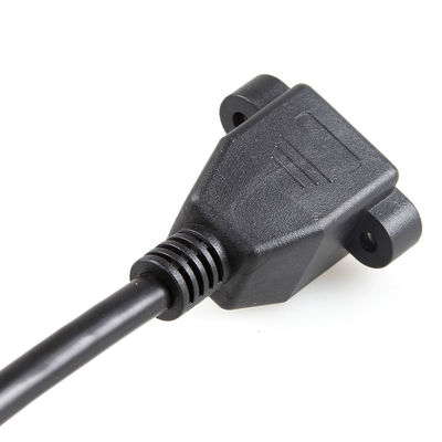 Η σταθερή γάτα 6a προστάτευσε το καλώδιο Ethernet, το καλώδιο επέκτασης RJ45 με την επιτροπή βιδών τοποθετεί
