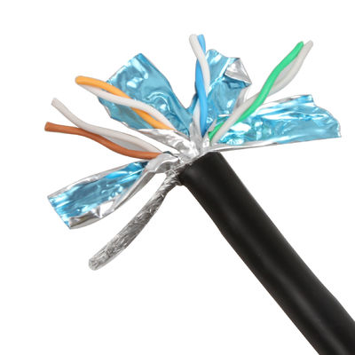 Το υπαίθριο καλώδιο 26AWG SFTP Cat7 προστάτευσε το στριμμένο ζευγάρι πρακτικό