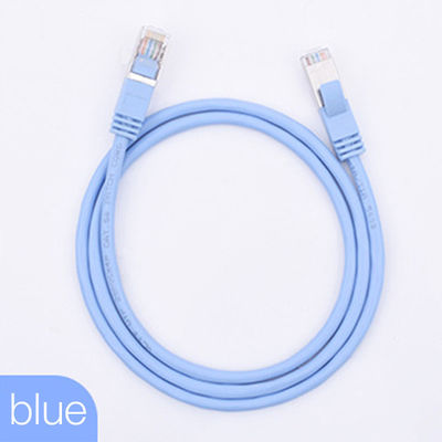 Εσωτερικό σκοινί 100m μπαλωμάτων Ethernet Cat5e σακάκι PVC FTP STP με το συνδετήρα RJ45