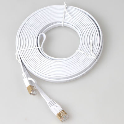 Προστατευμένος SFTP Cat7 μπαλωμάτων πολύχρωμος ανθεκτικός Ethernet σκοινιού επίπεδος