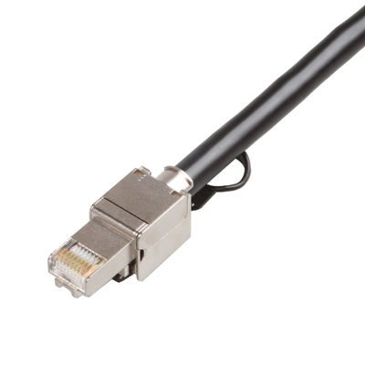 Προστατευμένη διπλάσιο γάτα 8 24AWG σκοινί μπαλωμάτων, γάτα 8 SFTP Ethernet καλωδίων 2000MHz