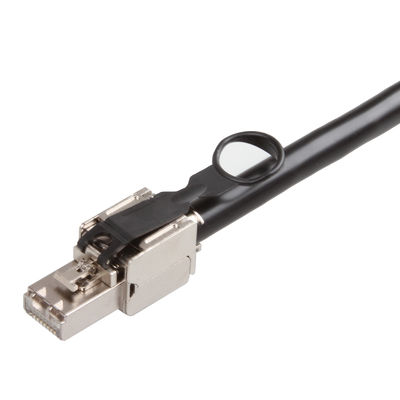 Προστατευμένη διπλάσιο γάτα 8 24AWG σκοινί μπαλωμάτων, γάτα 8 SFTP Ethernet καλωδίων 2000MHz