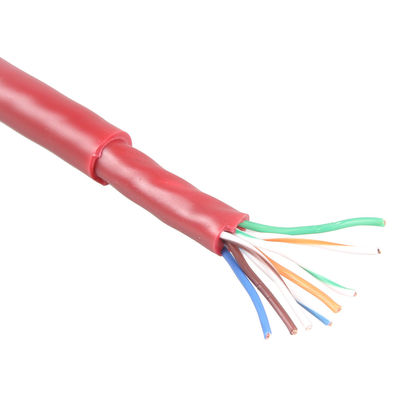 Cat6 διπλή θήκη 24 AWG καλωδίων Ethernet δικτύων υπαίθρια 24 FT
