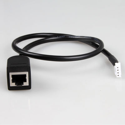 Ηλεκτρονικό βιομηχανικό θηλυκό λουριών RJ45 καλωδίων ROHS σε JST Molex 1,0 πίσσα 1,25 2.0mm