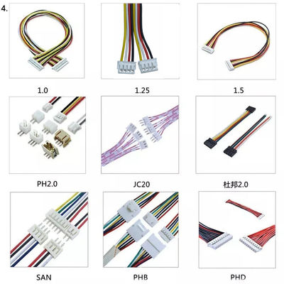 καλώδιο 1Pin 2Pin 40Pin λουριών καλωδίων πισσών 0.8mm 1.25mm για τη βιομηχανία