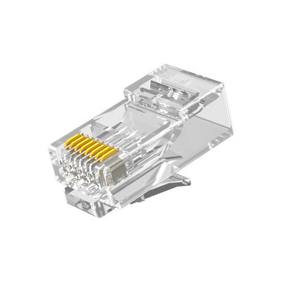 Ανθεκτικός συνδετήρας PC RJ45 Cat6, προστατευμένος 8P8C συνδετήρας CAT6 UTP