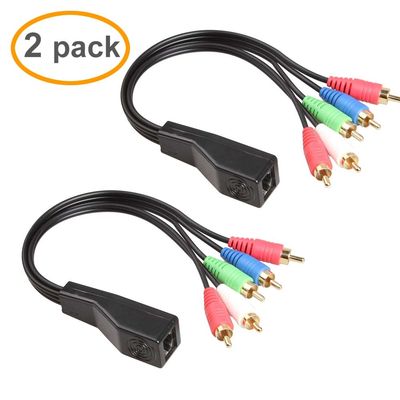 RCA στις συνελεύσεις καλωδίων συνήθειας RJ45 με το στερεοφωνικό ακουστικό διαλυτικό χρώματος Cat5 Cat6