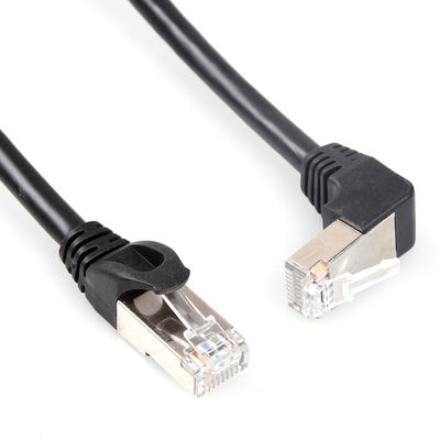 Ανθεκτικό προστατευμένο Ethernet SFTP καλώδιο Cat6 RJ45 κατ' ευθείαν σε 270 βαθμό