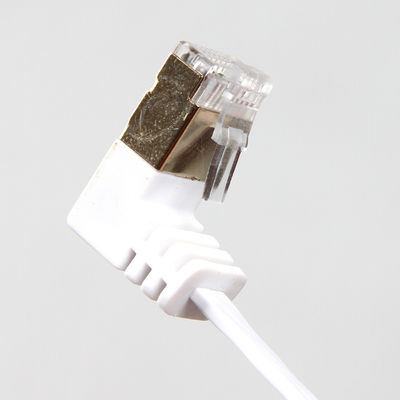 Ανθεκτικός 90 βαθμός καλωδίων μπαλωμάτων cOem Cat6 επίπεδος στη γωνία 270 βαθμού
