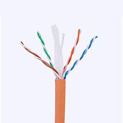 Cat6a 1000 καλώδια 23AWG 0.58mm του τοπικού LAN FT Ethernet στερεό σακάκι PVC LSZH χαλκού 500Mzh