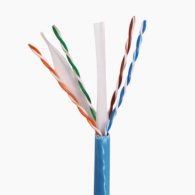 Cat6a 1000 καλώδια 23AWG 0.58mm του τοπικού LAN FT Ethernet στερεό σακάκι PVC LSZH χαλκού 500Mzh