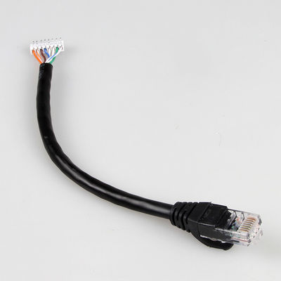 Ανθεκτικό καλώδιο γατών 5e AWG 22 Ethernet, γυμνό καλώδιο χαλκού JST RJ45 Cat5e