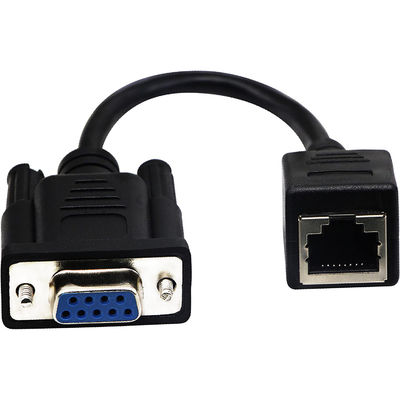 Cat5 Cat6 RJ45 στο καλώδιο RS232, DB9 9 βιομηχανικές συνελεύσεις καλωδίων Ethernet καρφιτσών