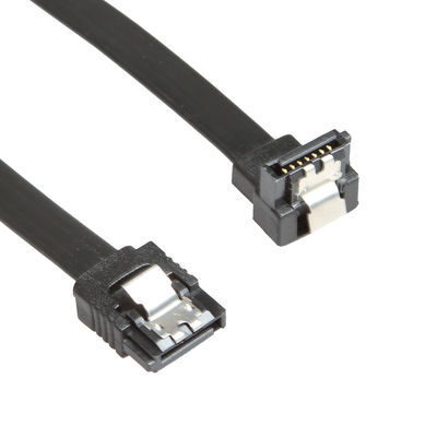 12 καλώδιο τροφοδοσίας στοιχείων SATA 3 ίντσας σωστή γωνία 90 βαθμού με το σύρτη κλειδώματος