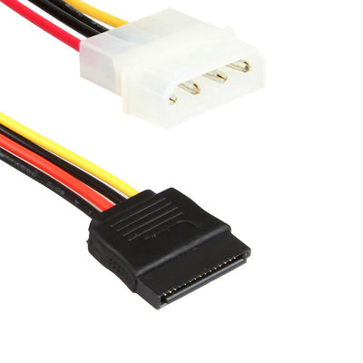 Άνδρα-γυναίκας θραύστης Molex 4 καλωδίων Drive Υ SATA σκληρός καρφίτσα ανθεκτική