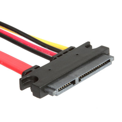 Σταθερό καλώδιο επέκτασης SATA 3 για HDD, αρσενικό στο θηλυκό 7+15 καρφίτσα SATA 3,0 6gbps