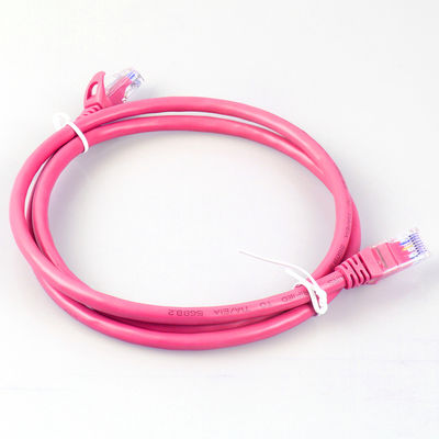 26AWG σκοινί μπαλωμάτων FTP UTP Cat6a κόκκινο χρώμα 4 ζευγαριού για πολλές χρήσεις
