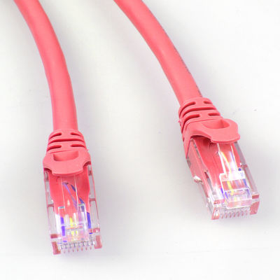 26AWG σκοινί μπαλωμάτων FTP UTP Cat6a κόκκινο χρώμα 4 ζευγαριού για πολλές χρήσεις