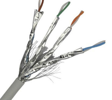 HDPE καλωδίων του τοπικού LAN Ethernet Cat7 σακακιών PVC γυμνός χαλκός μόνωσης