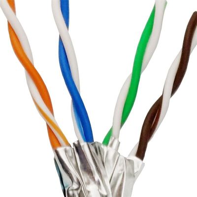 Το υπαίθριο καλώδιο 26AWG SFTP Cat7 προστάτευσε το στριμμένο ζευγάρι πρακτικό