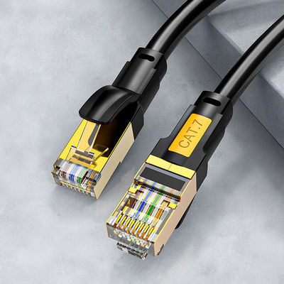 10Gbps Shielded Cat7 Patch Cord 600MHz High Speed ​​Multipurpose