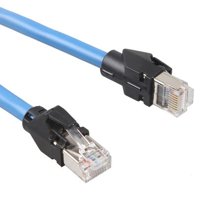 Καλώδιο Cat6a S/FTP Ethernet 6 RJ45 δικτύων σκοινιού μπαλωμάτων βιομηχανικών έλξης αλυσίδων πόδια καλωδίων δικτύων