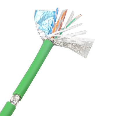 Βιομηχανική αλυσίδα σύρματος PROFINET Patch Cable PUR Ευέλικτο 8 πυρήνες καλώδιο δικτύου αγωγού χαλκού