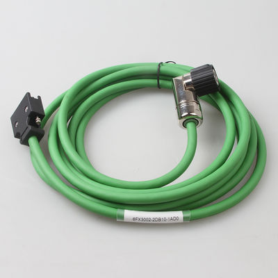 V90 6FX3002-2DB10 Καλώδια κωδικοποίησης Servo Motor Connector Plug με σταθερή εγκατάσταση πράσινου καλωδίου