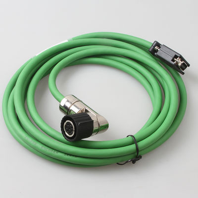 V90 6FX3002-2DB10 Καλώδια κωδικοποίησης Servo Motor Connector Plug με σταθερή εγκατάσταση πράσινου καλωδίου